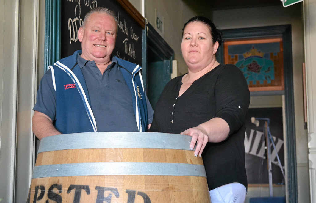 BUSINESS EXPANSION: Scott Williams and Vicki Taylor look forward to opening the new motel on Percy St.